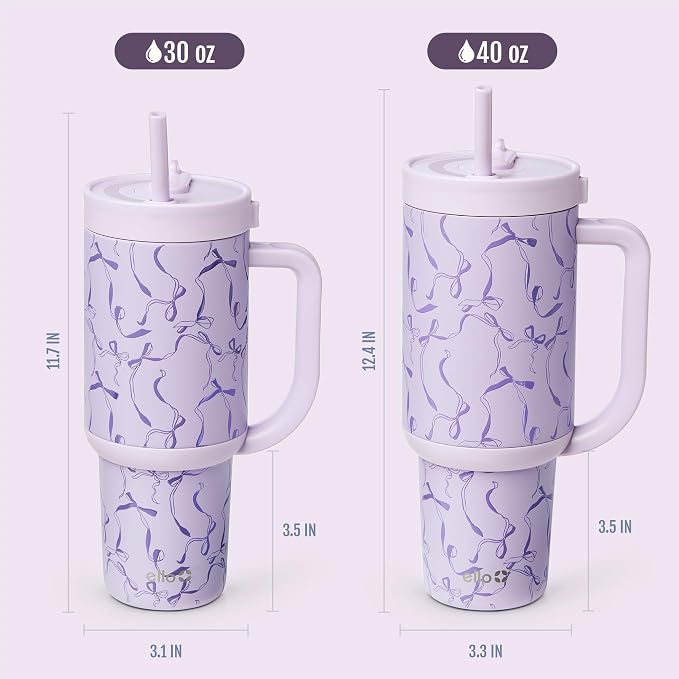 Ello Oasis 30oz Stainless Steel Tumbler - Take a Bow - Image 8