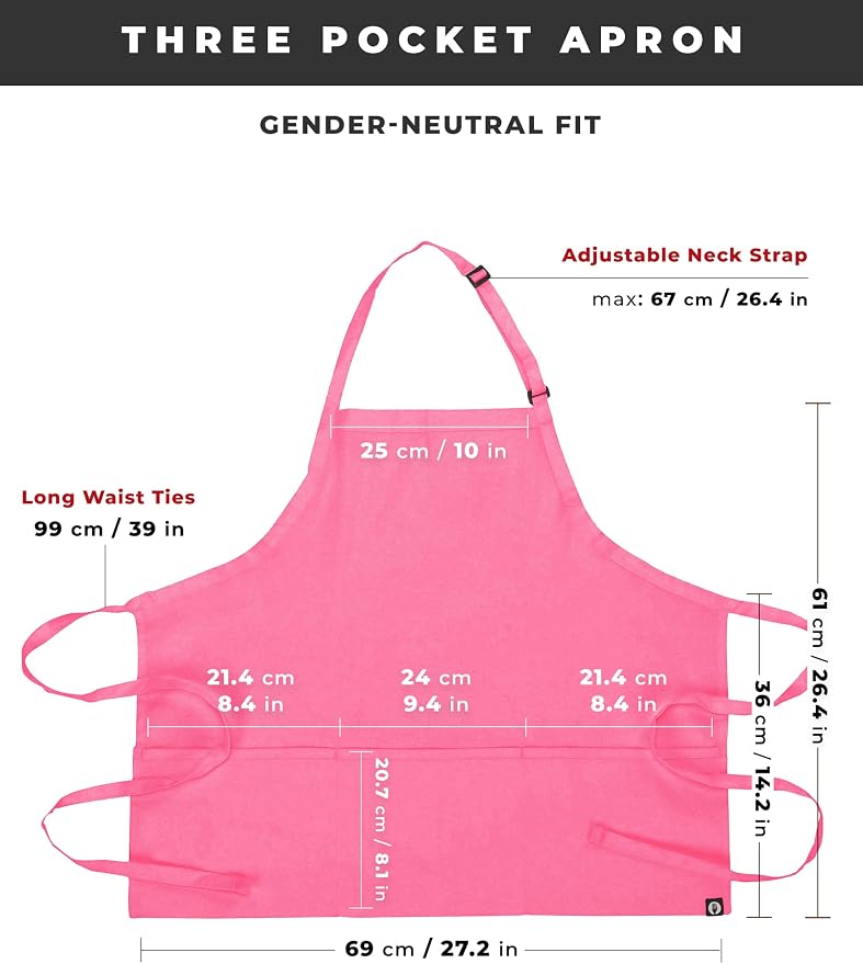 Chef Works Unisex Three Pocket Apron - Image 7