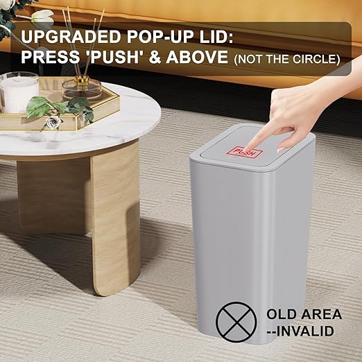 N. NETDOT 3 Pack Small Trash Can - Image 3