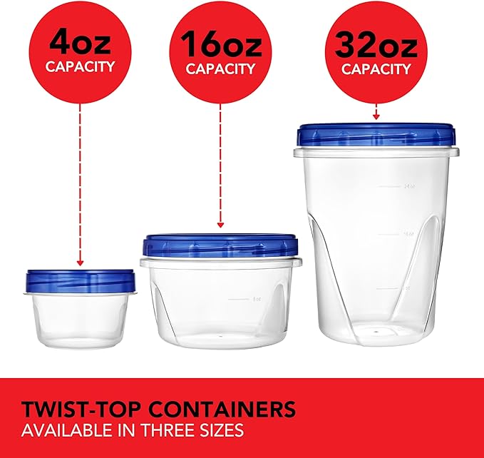 Stock Your Home 16oz Plastic Containers - Image 4