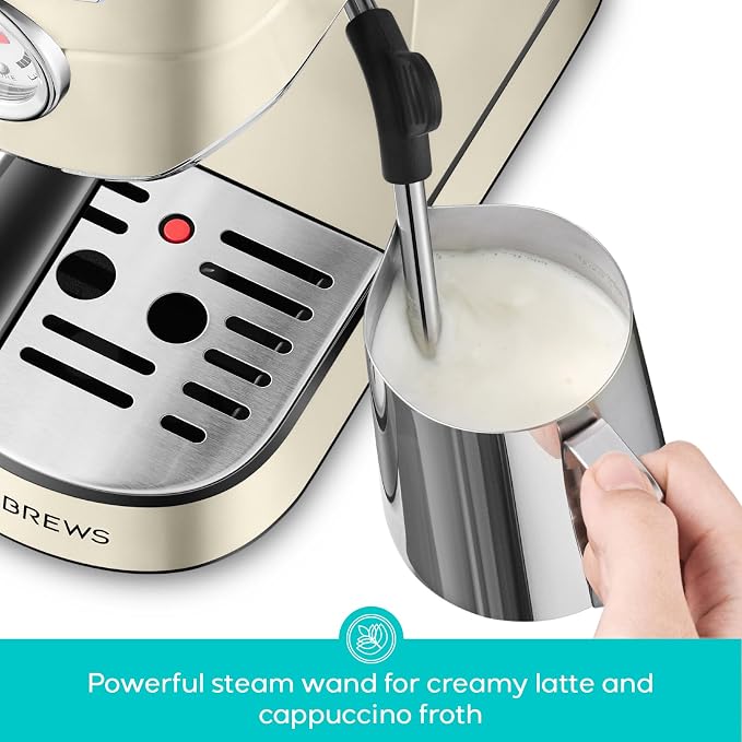 CASABREWS CM5418 Espresso Maker, Compact Espresso Machine with Milk Frother - Image 3