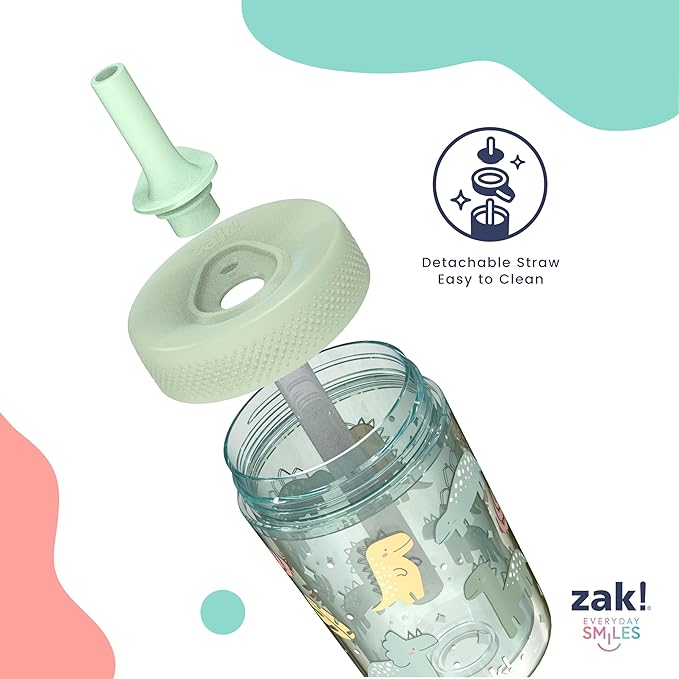 Zak Designs Bluey Capri Toddler Tumblers For Travel or At Home, 9oz 2-Pack Double Wall Plastic Sippy Cups With Leak-Proof Design is Perfect For Kids (Bluey, Bingo) - Image 6