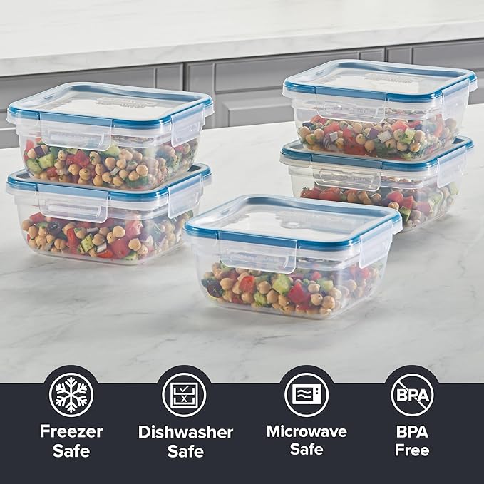 Snapware Plastic Total Solutions Food Storage Containers Set, Airtight & - Image 7