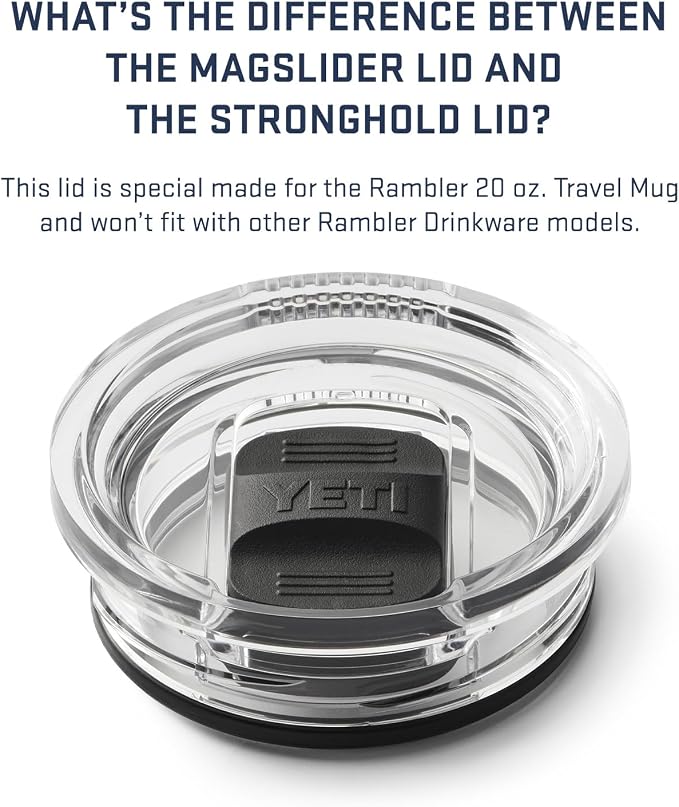 YETI Rambler 20 oz Travel Mug, Stainless Steel, Vacuum Insulated with Stronghold Lid - Image 8