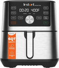 Instant Pot 6QT VORTEX Plus Air Fryer, 6-in-1, Air Fry, Broil, Dehydrate, Crisp, Roast, Reheat, Bake, Dishwasher-Safe Airfryer basket, from the Makers of Instant Pot, Stainless Steel by InstantPot