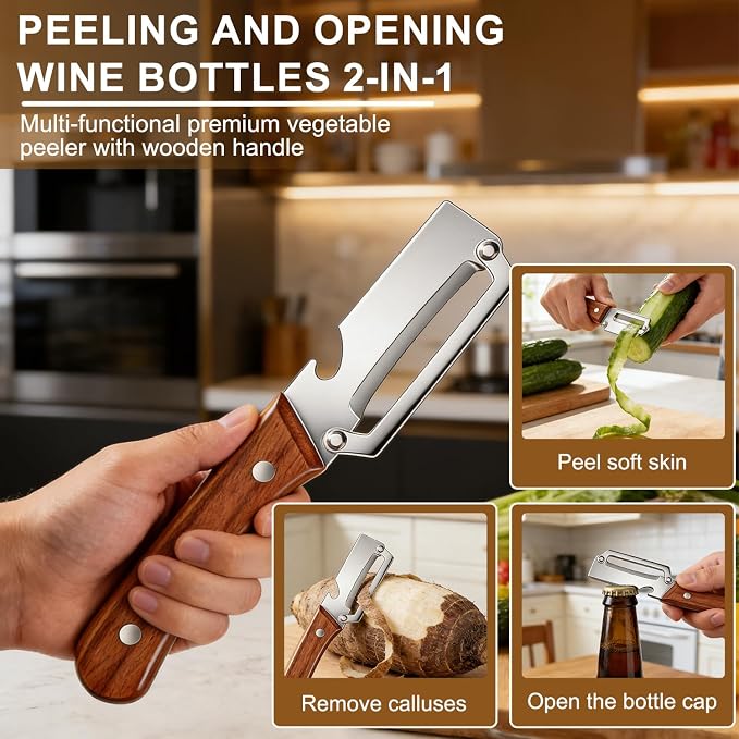 2 Pcs Multi-Functional Vegetable Peeler - Image 5