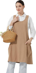Cozy Adjustable Cross Back Aprons by APRONNER