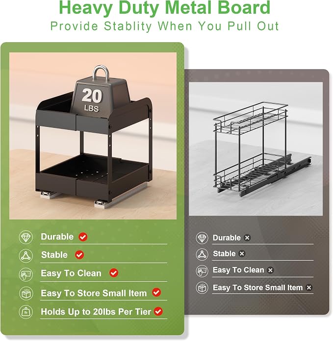 Across-Star Expandable Pull Out Spice Rack - Image 7