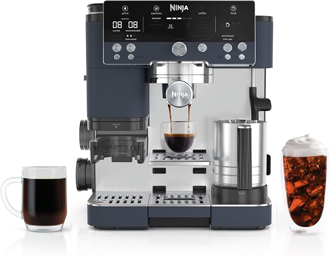 Ninja Luxe Café Premier Espresso & Rapid Cold Brew, Cyberspace, ES601CY by Unknown