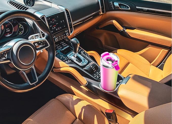 Meoky 30 oz Travel Coffee Mug with Leak-proof Lid, Stainless Steel Insulated Coffee Tumbler, Keeps Hot for 8 Hours or Cold for 24 Hours, Fits in Car Cup Holder (Carnival) - Image 5