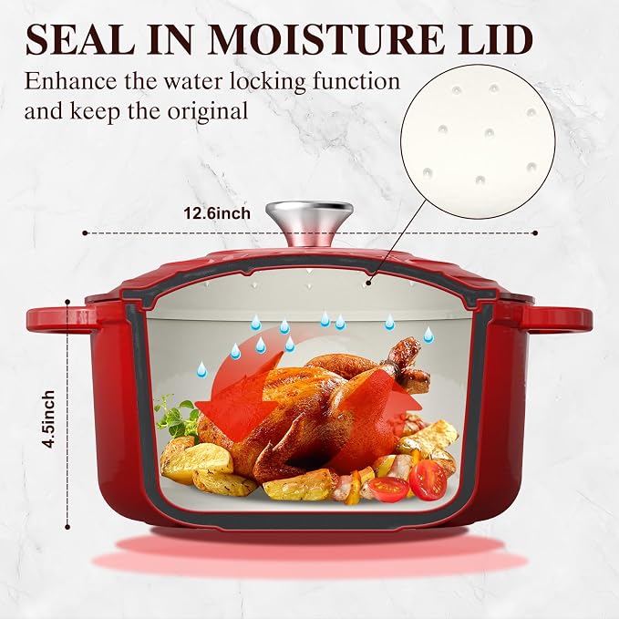 Enameled Cast Iron Dutch Oven - Image 2
