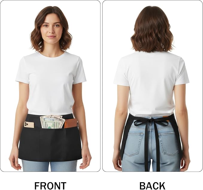 BOHARERS Server Aprons Waitress Aprons - Image 2