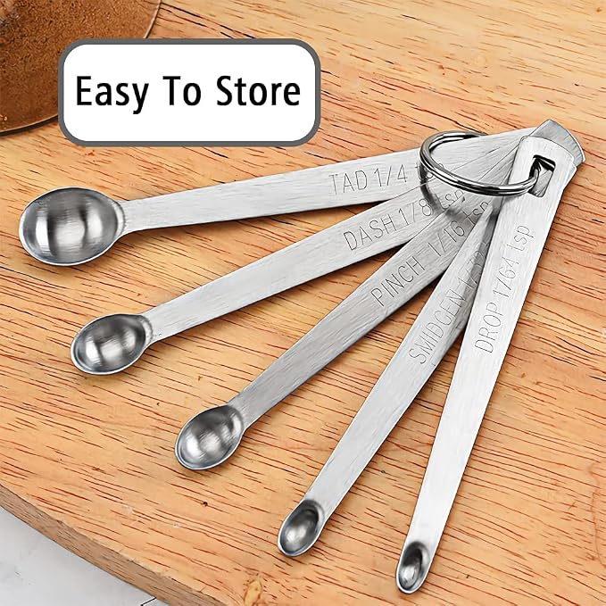 1PCS 1/64 Teaspoon Single Tiny Measuring Spoon, Small Individual Stainless - Image 4
