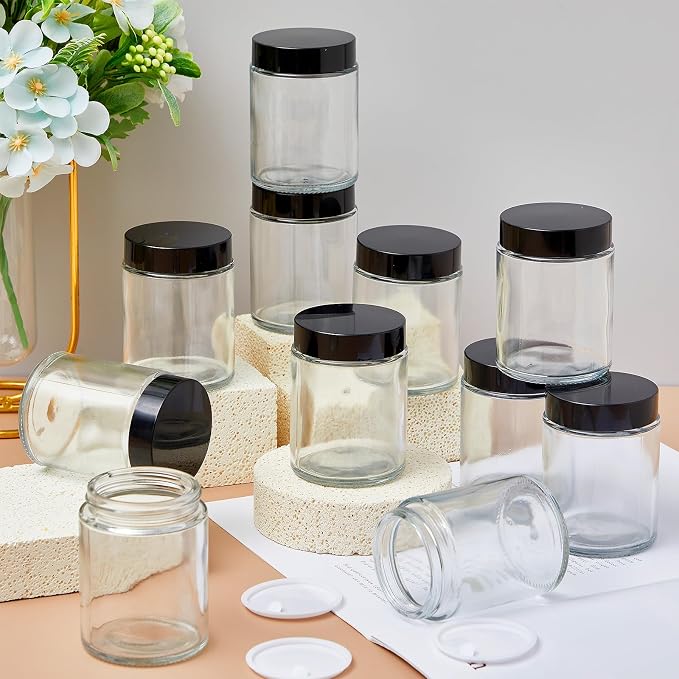 Domensi 24 Pcs Bulk 6oz Glass Jars - Image 4