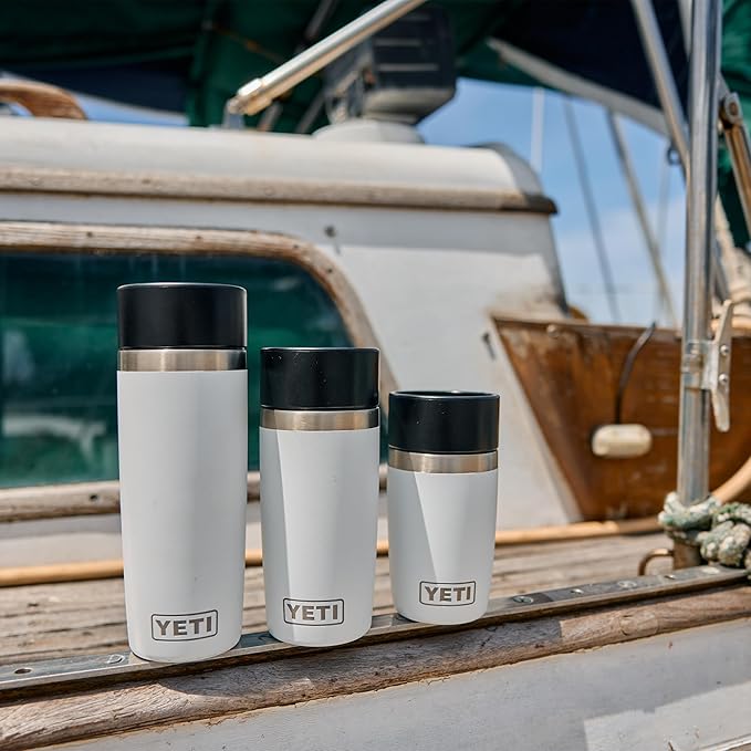 YETI Rambler 8 oz Travel Bottle, Stainless Steel, Vacuum Insulated with Leakproof Commuter Cap, Stainless - Image 4