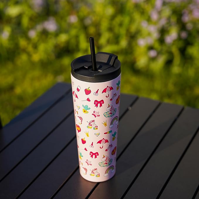 BJPKPK 26oz Stainless Steel Insulated Tumbler With lid And Straw Travel Coffee Thermal Tumblers Cup For Women And Men,Game - Image 6