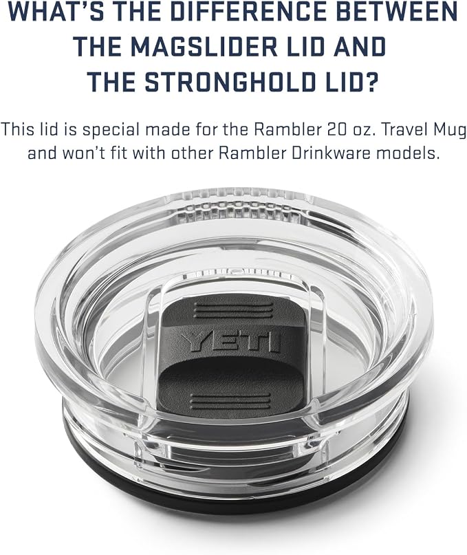 YETI Rambler 20 oz Travel Mug, Stainless Steel, Vacuum Insulated with Stronghold Lid - Image 7