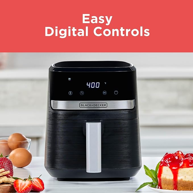 BLACK+DECKER Purifry 2QT Digital Air Fryer - Image 6