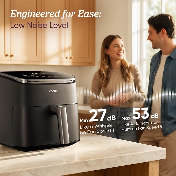 Cosori TurboBlaze Air Fryer, 9-in-1, 6 Qt, PFAS-Free Ceramic Coating - Image 9
