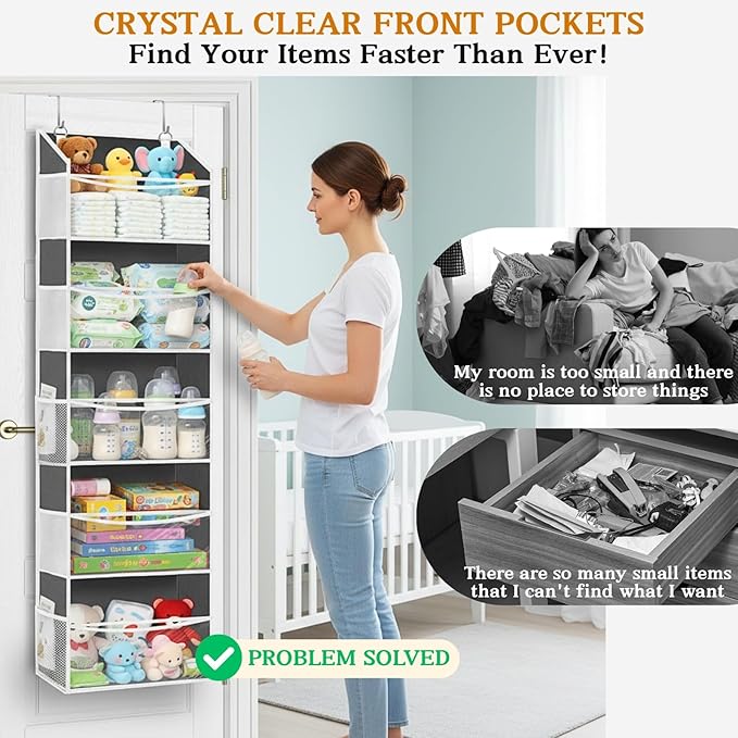 Ofiray-home 2 Pack Over Door Organizer - Image 2
