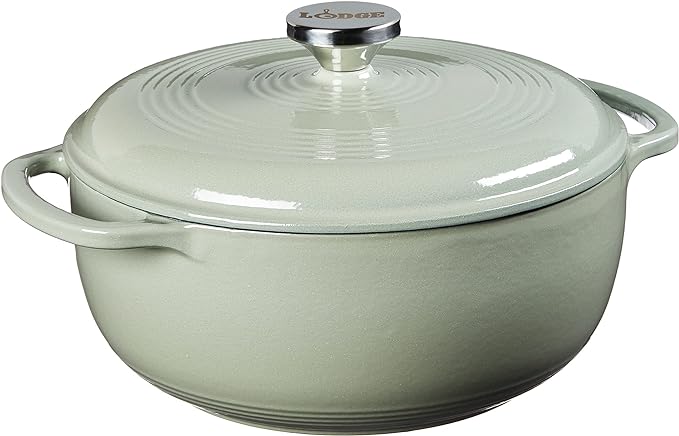 Lodge 4.5 Quart Enameled Cast Iron Dutch Oven by Lodge