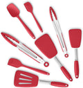 Silicone Spatulas Set Turners Tongs Cooking Utensils Set High Heat Resistant by ALLWIN-HOUSEWARE