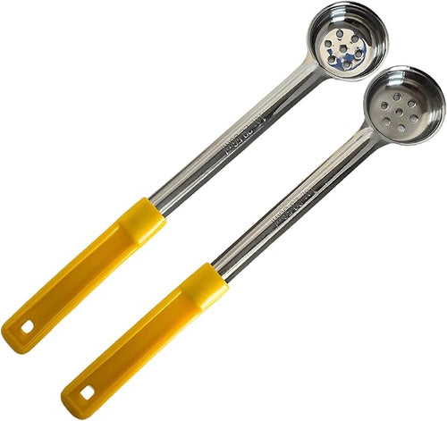 1 Ounce Slotted Stainless Steel Portion Control Ladle Spoon by Habanerofire