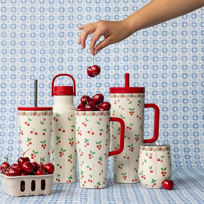 Corkcicle Cruiser - 40oz Rifle Paper - Cherries - Image 5