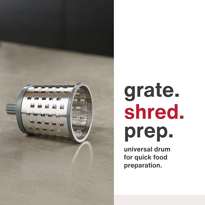 Zyliss E900059 Universal Drum Grater, Stainless Steel, Grating Apples, - Image 4