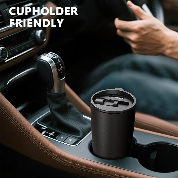 TILUCK 20 oz Insulated Tumbler with BPA-Free Lid, Stainless Steel Vacuum Travel Coffee Mug, Double Wall Coffee Tumbler（20oz，Matte Black） - Image 4