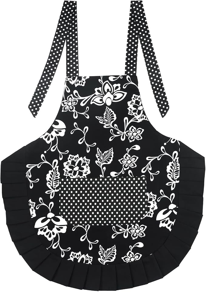G2PLUS Vintage Floral Kitchen Apron - Image 4