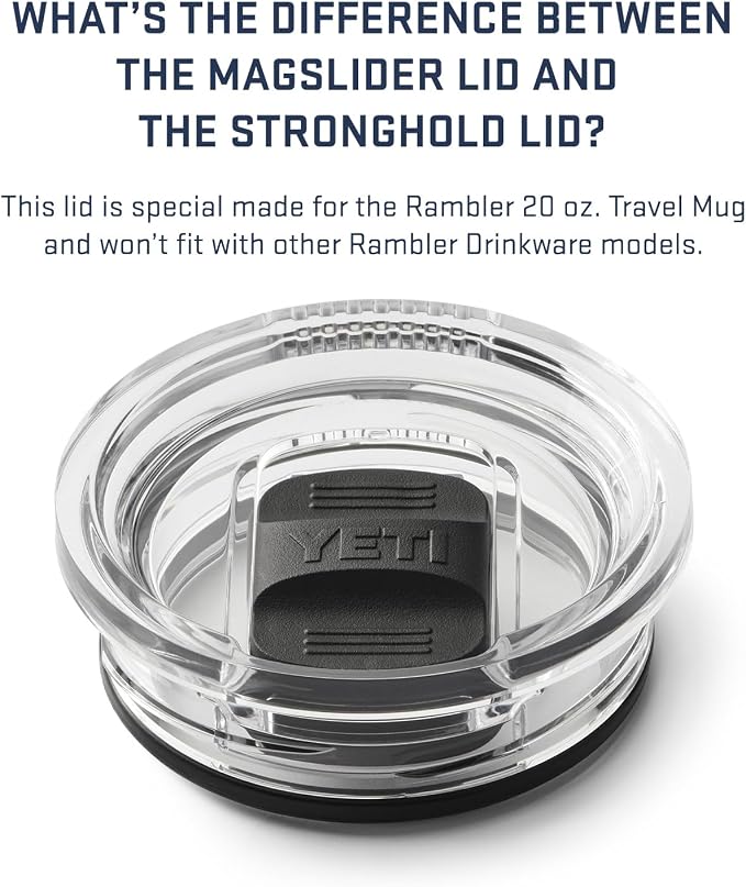 YETI Rambler 20 oz Travel Mug, Stainless Steel, Vacuum Insulated with Stronghold Lid - Image 8