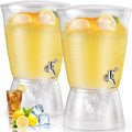 Tioncy 2 Pcs Acrylic Beverage Dispenser by Tioncy