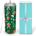 D·S 1 Pack Sublimation Tumblers 20 oz Skinny Straight Flat Bottom Blank Tumbler Cups with Individual Gift Boxed for Heat Transfer DIY Craft by D%C2%B7STUMBLER