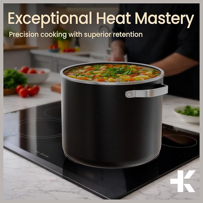 Bakken 12.5 Quart Ceramic Coated Stock Pot - Image 9
