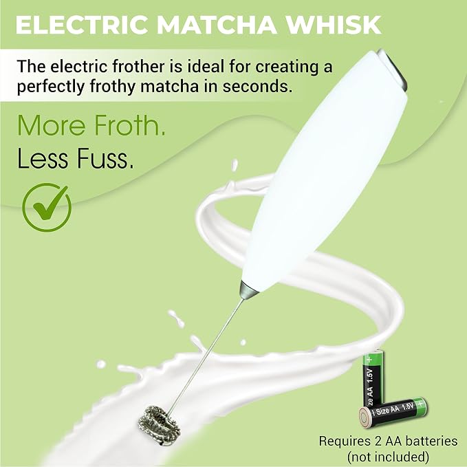 Matcha Whisk Set with Matcha Bowl - Image 3