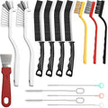 Household Gap Cleaning Brush Set, Grout Cleaner Brush, Hard Bristle Crevice by WDRIGE