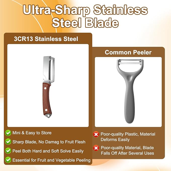 2PCS Premium Vegetable Peeler - Image 6