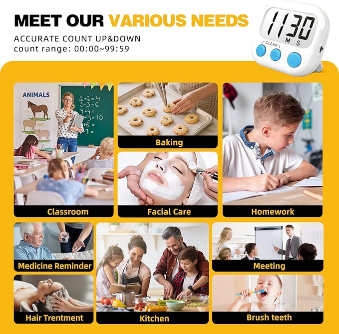 Classroom Timers for Teachers Kids Large Magnetic Digital Timer Teacher - Image 6