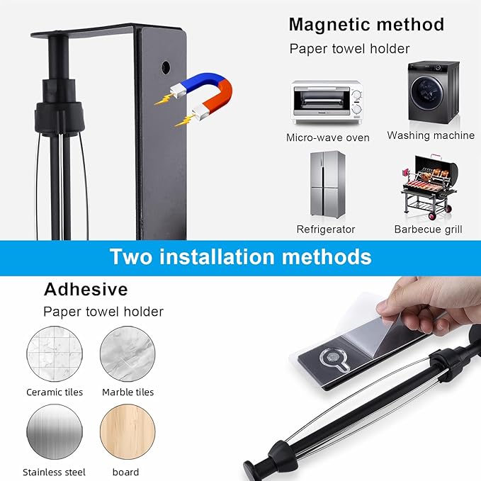 MONEER Magnetic Paper Towel Holder - Image 2