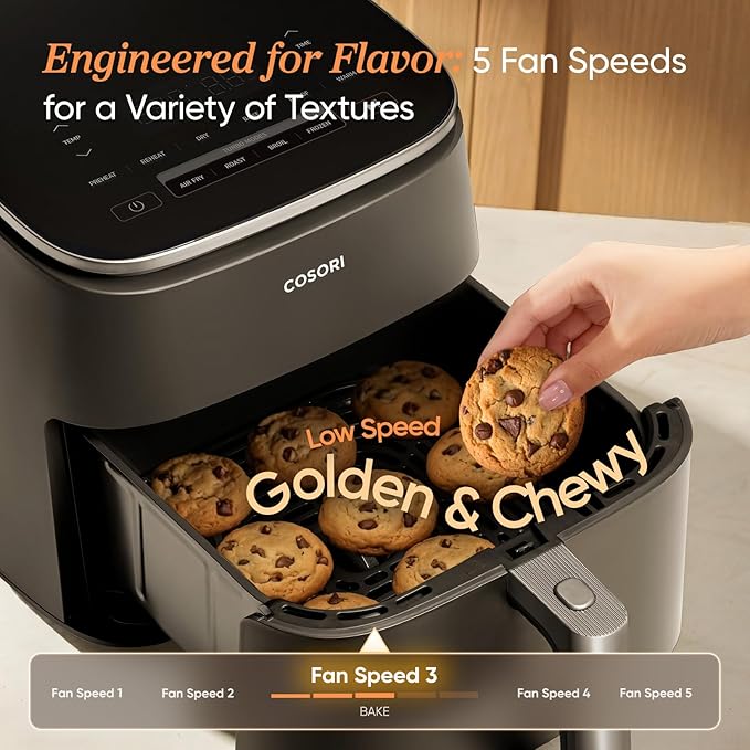 Cosori TurboBlaze Air Fryer, 9-in-1, 6 Qt, PFAS-Free Ceramic Coating - Image 5