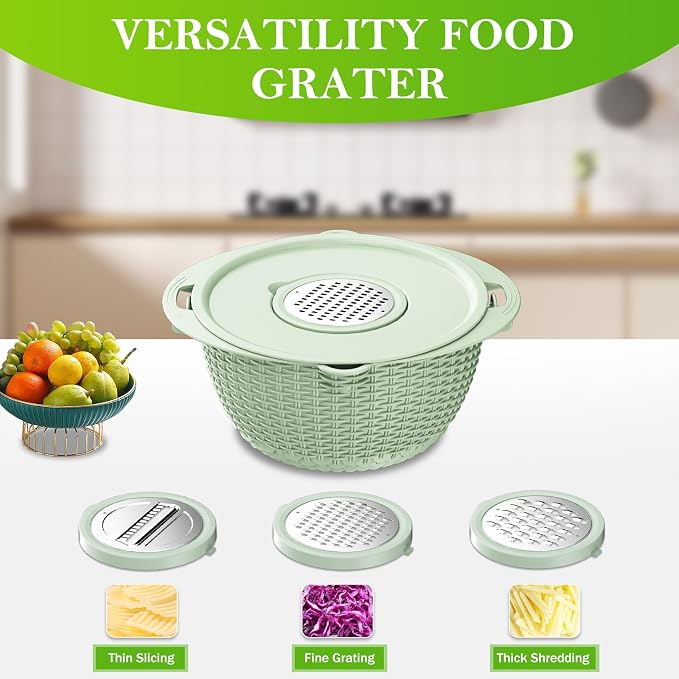 4 in 1 Colander with Bowl Set, Food Strainers and Colanders, Colander - Image 3
