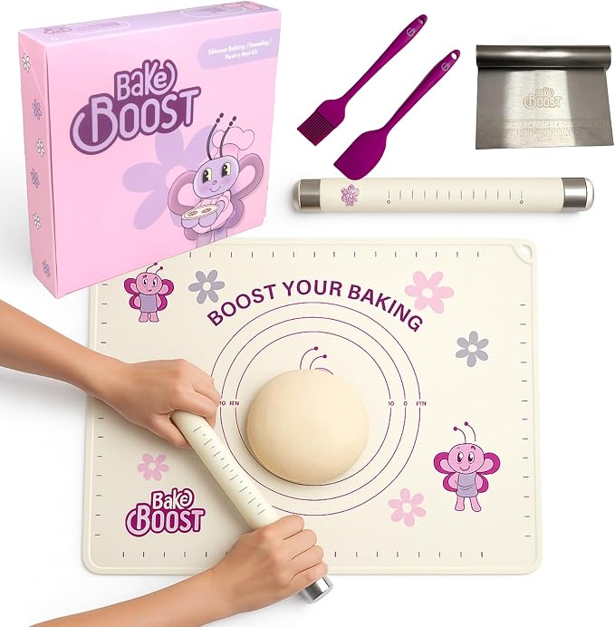 Silicone Baking Mat Gift Set – XL Non-Stick Pastry Mat by Unknown