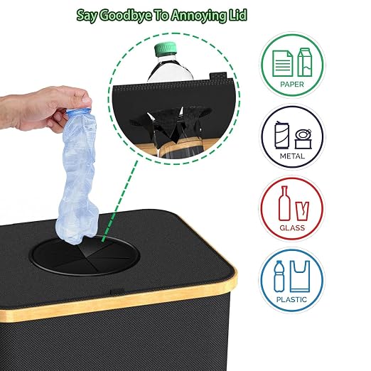 Recycling Bin Kitchen Indoor Home 40 Gallon 156L Recycle Bin - Image 7