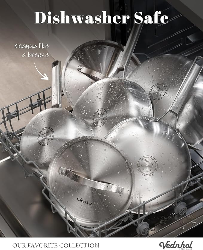 Stainless Steel Frying Pan Set - Image 4