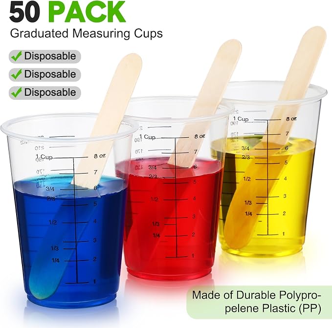 Yunsailing 50 Pack Disposable Measuring Cups - Image 4