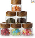 6-Pack 6 fl oz Stackable Airtight Glass Jars – Small Mason Jars designed by Unknown