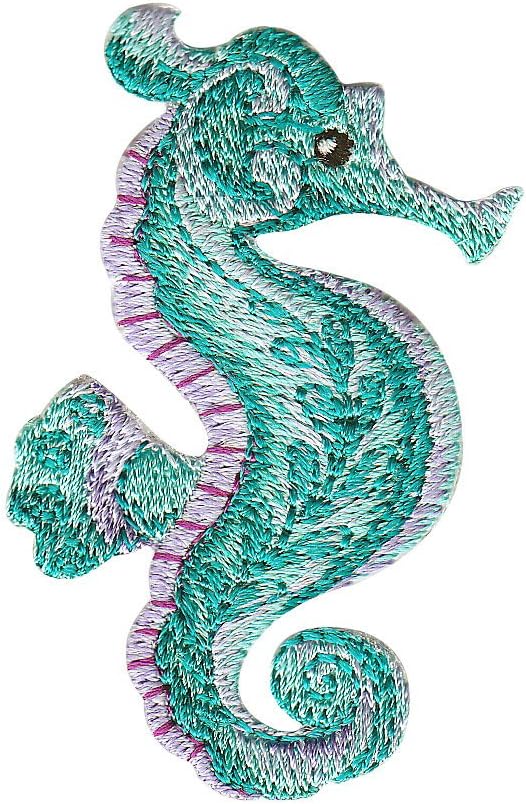 Purple Teal Seahorse 24 oz Tumbler with lid - Image 2