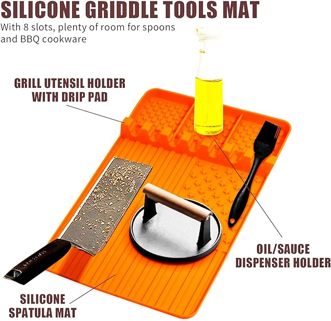 2 PCS Silicone Grill Mat Compatible - Image 4