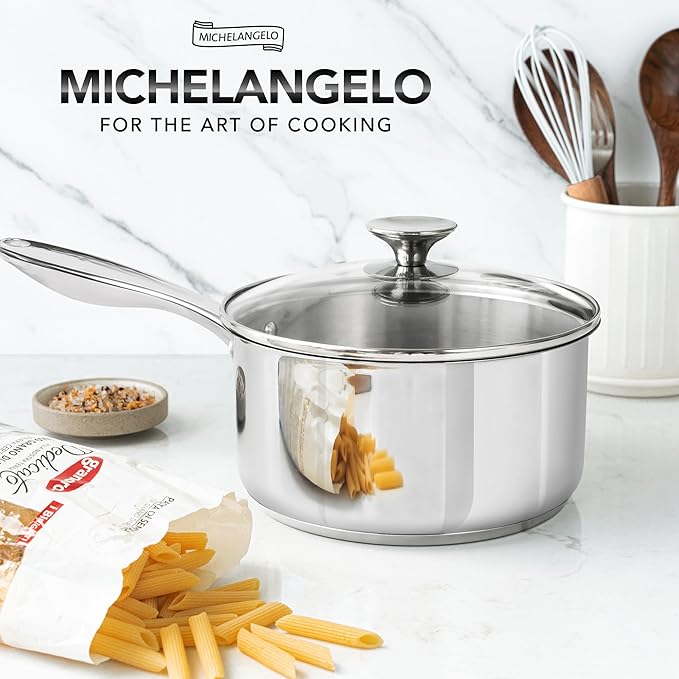 MICHELANGELO 4 Quart Saucepan - Image 7